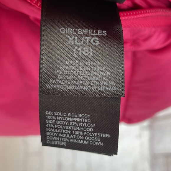 The North Face girls Down reversible jacket size XL 18 - Picture 8 of 16